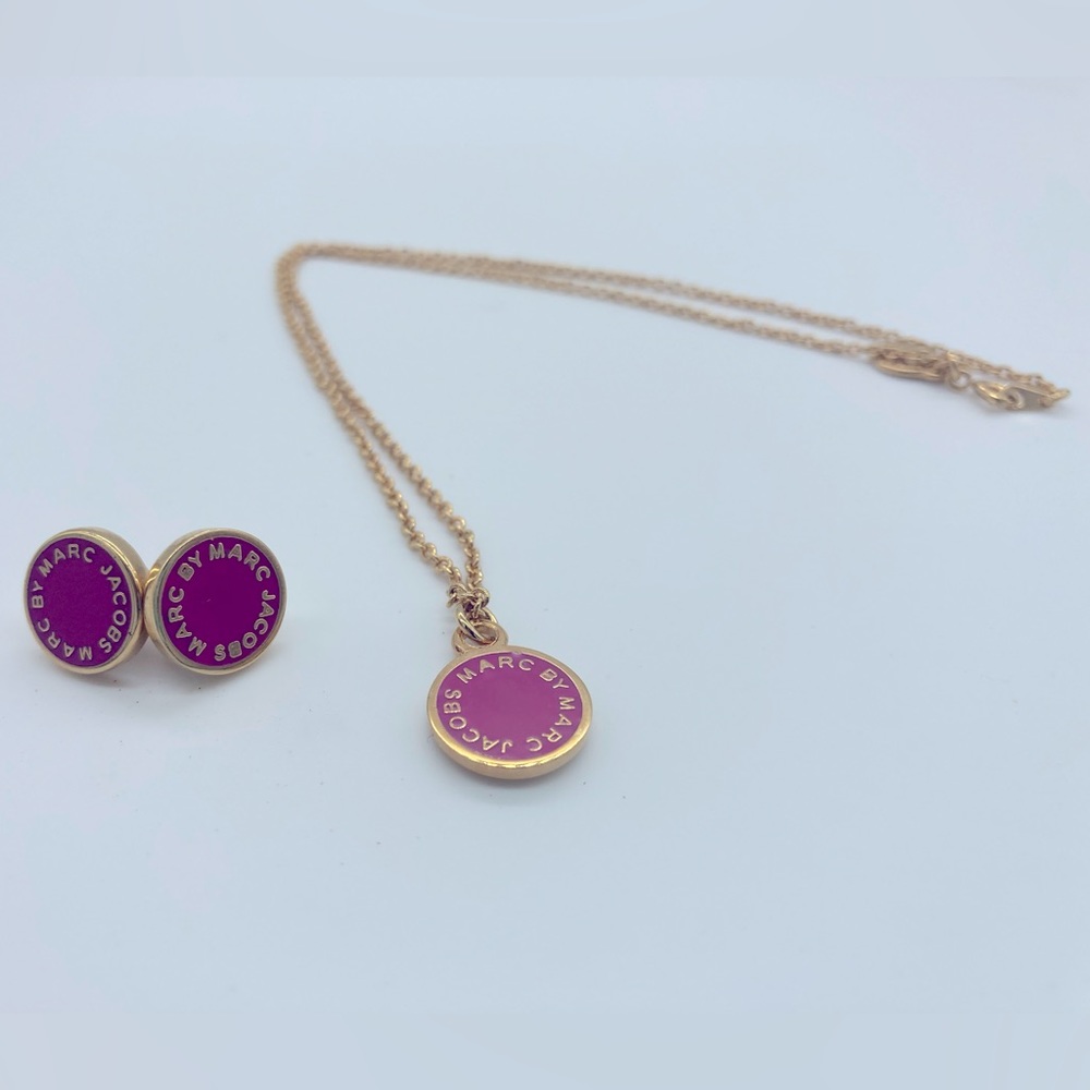 Marc Jacobs earrings and necklace